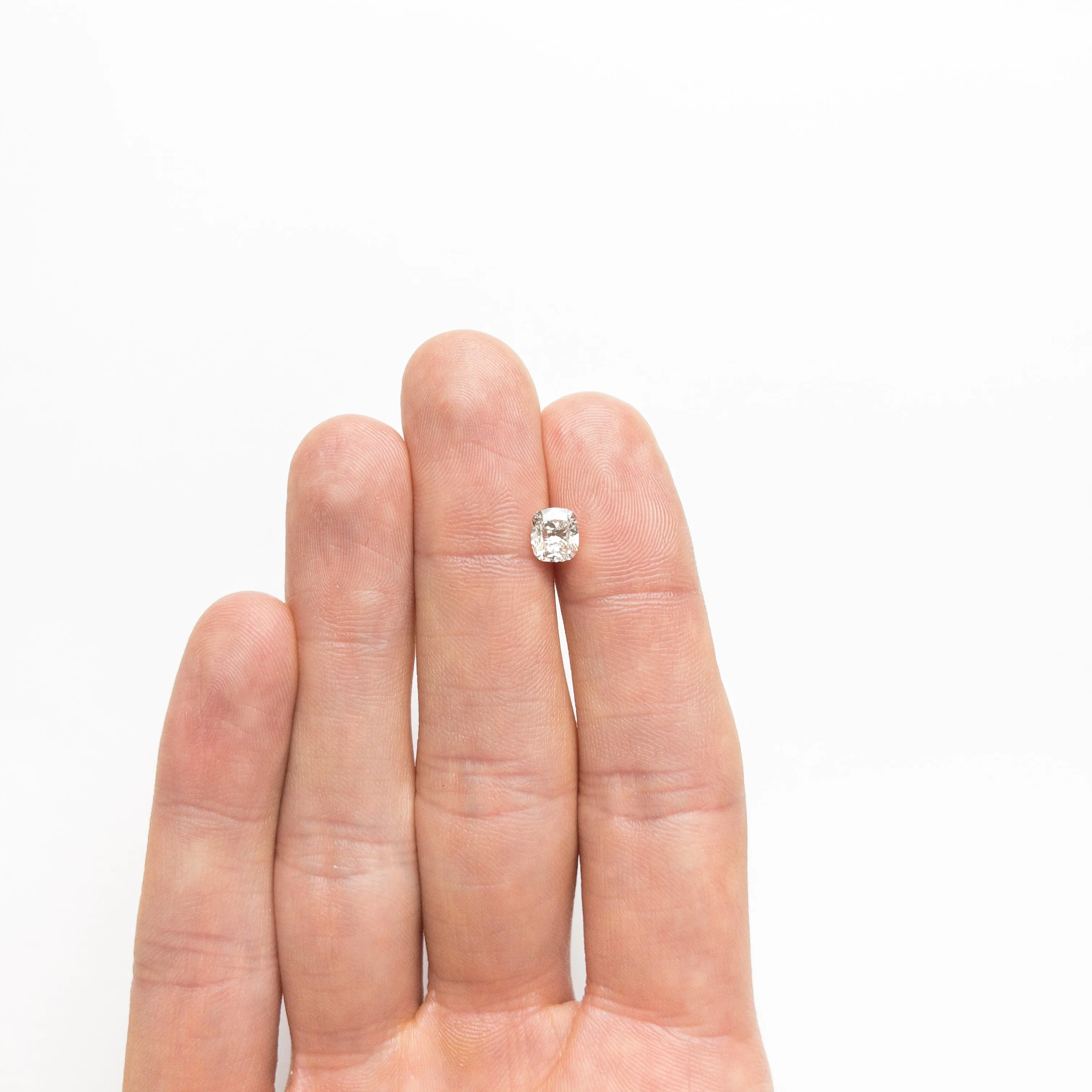 1.01ct 6.41x5.68x3.57mm SI2 K Modern Antique Old Mine Cut  20250-01