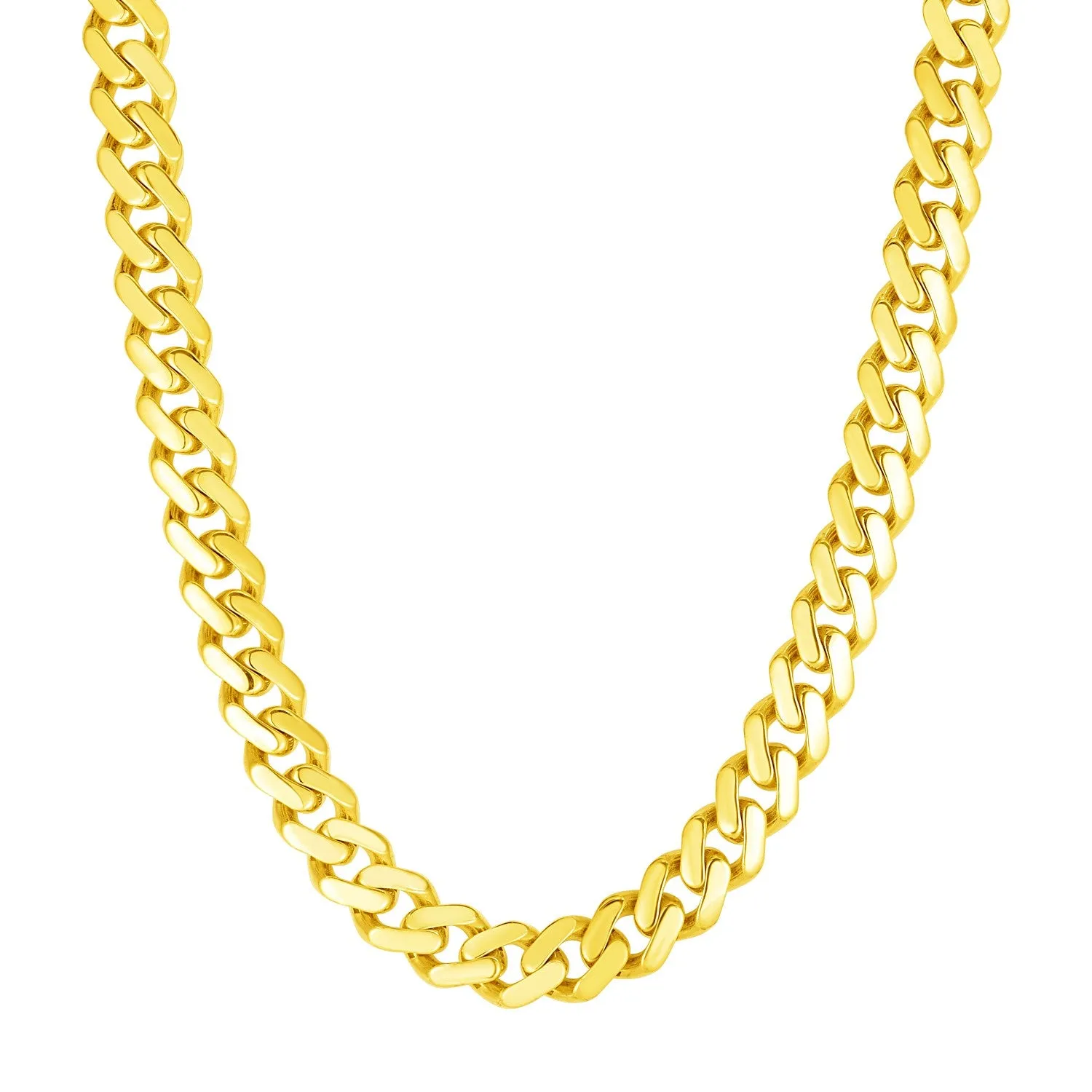 14k Yellow Gold 22 inch Polished Curb Chain Necklacerx06620-22-rx06620-22