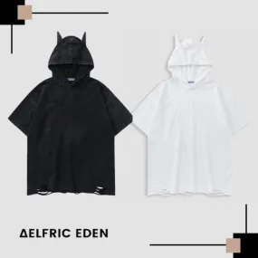 Aelfric Eden  |Unisex Street Style Cotton Short Sleeves Oversized