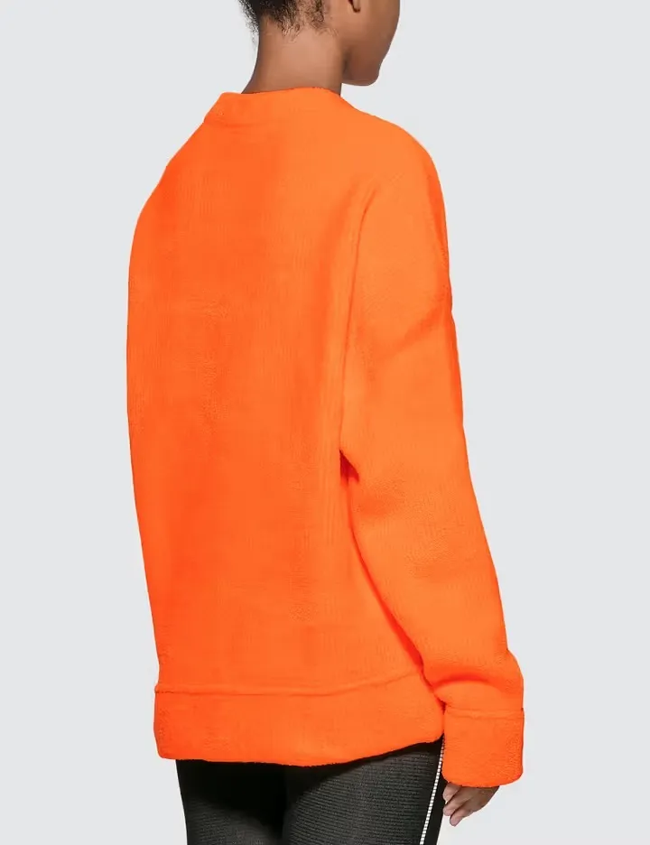 Alexander Wang  |Crew Neck Unisex Rib Long Sleeves Plain Oversized Logo