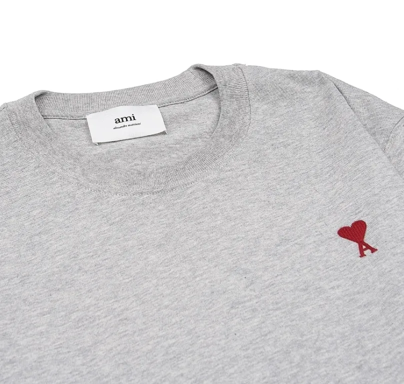 AMI PARIS  |Unisex Street Style Cotton Short Sleeves Oversized Logo