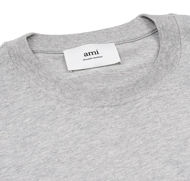 AMI PARIS  |Unisex Street Style Cotton Short Sleeves Oversized Logo