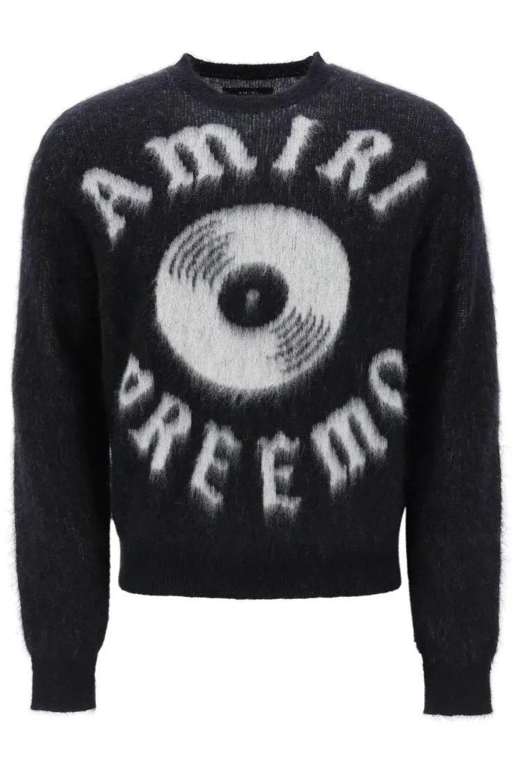 AMIRI  |Crew Neck Wool Street Style Long Sleeves Logo Sweaters