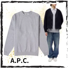 A.P.C.  |Crew Neck Unisex Street Style Tie-dye Collaboration