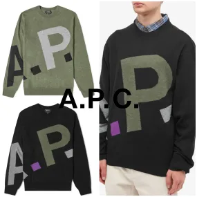 A.P.C.  |Logo V-neck & Crew neck