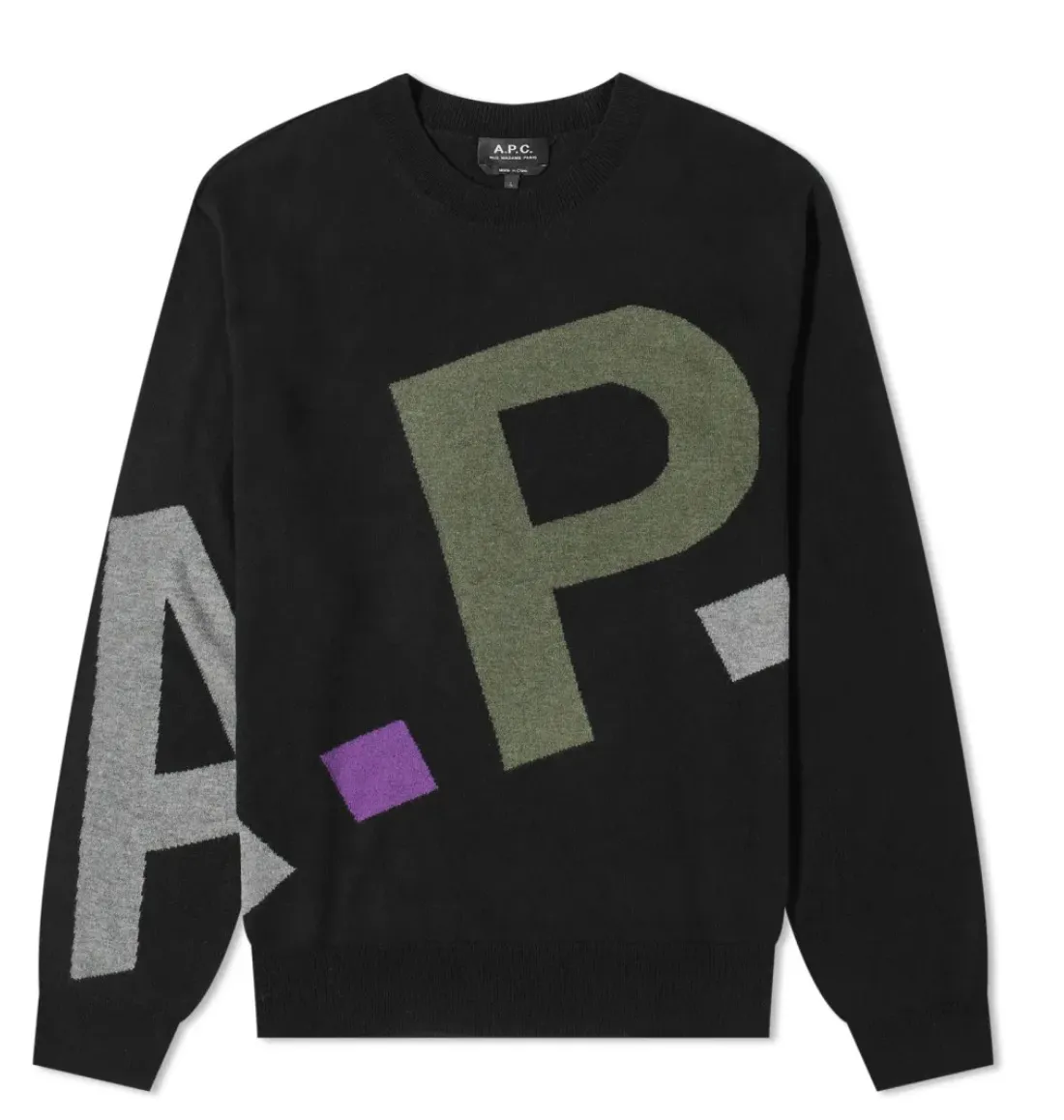 A.P.C.  |Logo V-neck & Crew neck