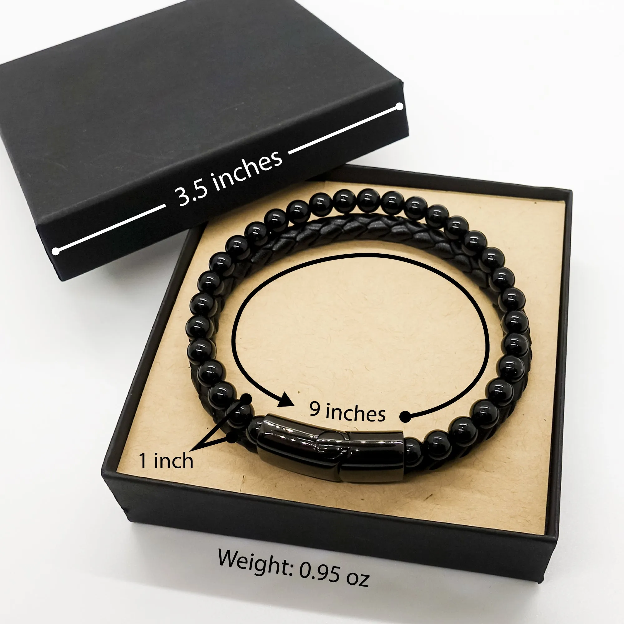 Badass Fitness Trainer Gifts, I'm Fitness Trainer not a magician, Sarcastic Stone Leather Bracelets for Fitness Trainer Birthday