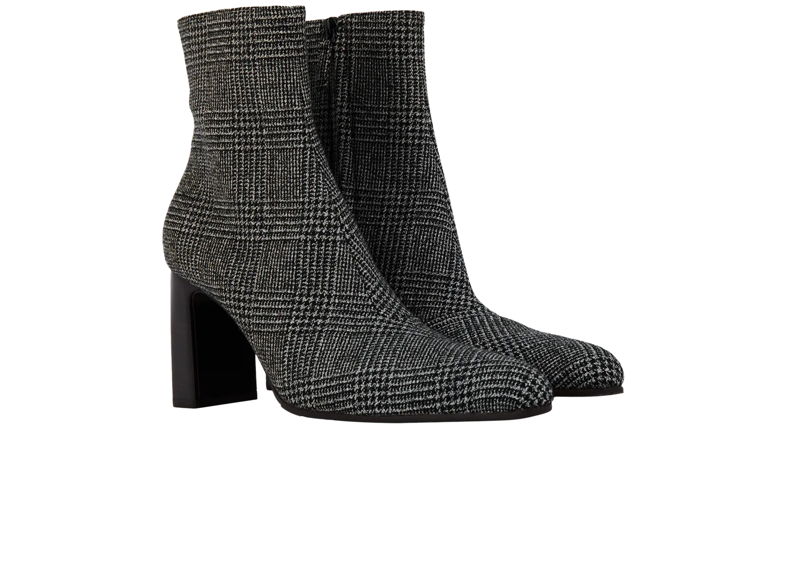 Balenciaga Houndstooth Ankle Boots-UK5