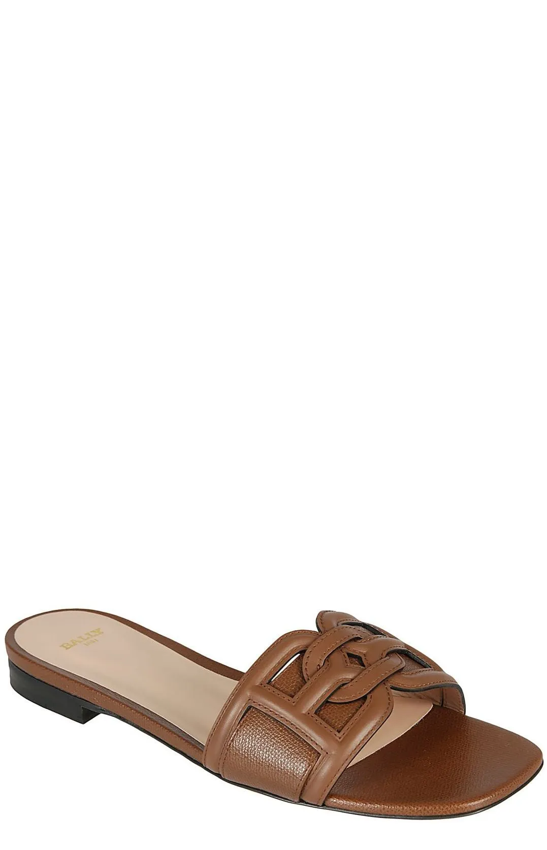 Bally Logo Embossed Slip-On Sandals