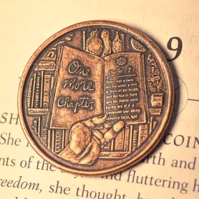 Book Lovers Decision Maker Coin