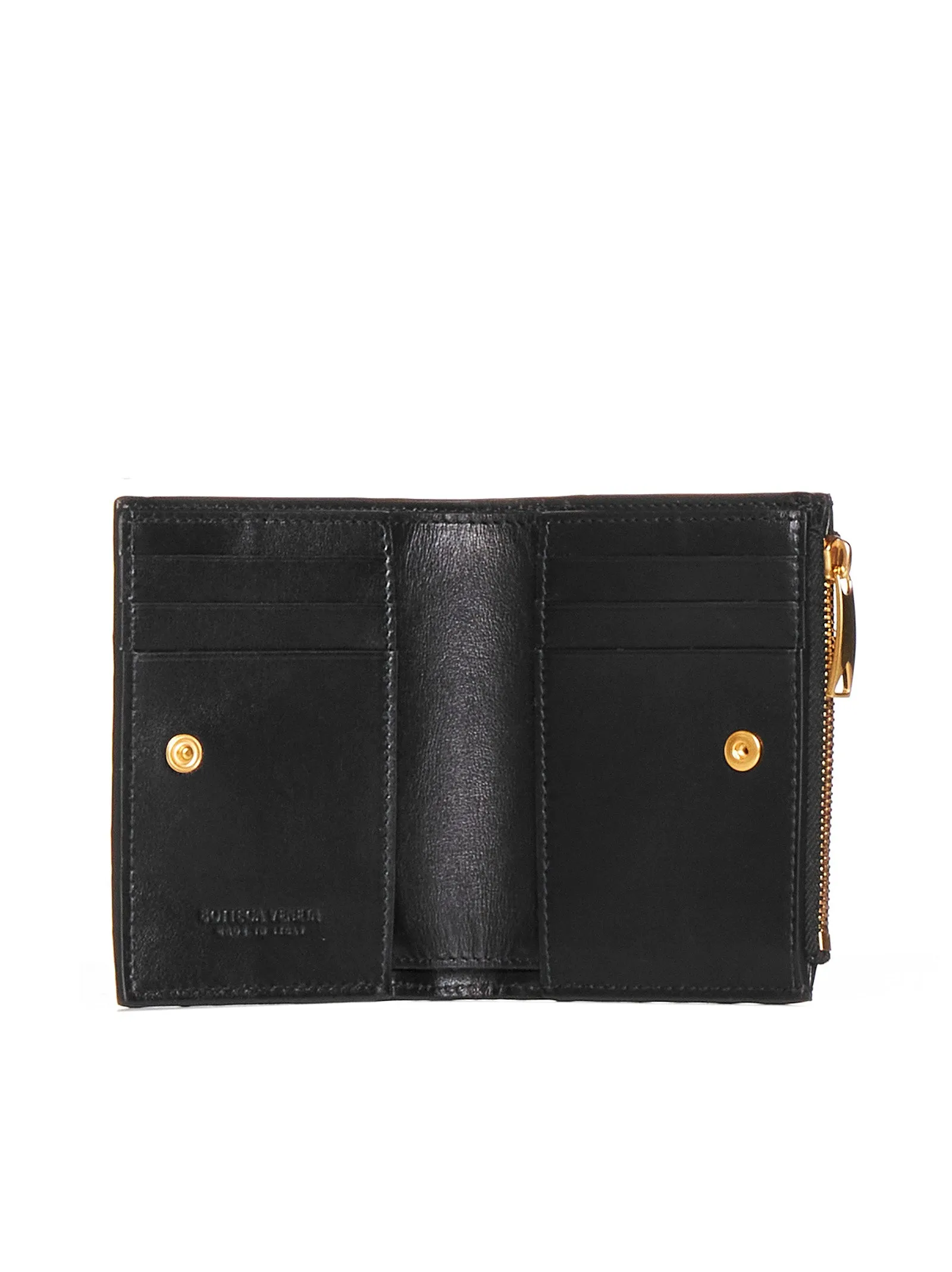 Bottega Veneta Bi-Fold Zipped Wallet