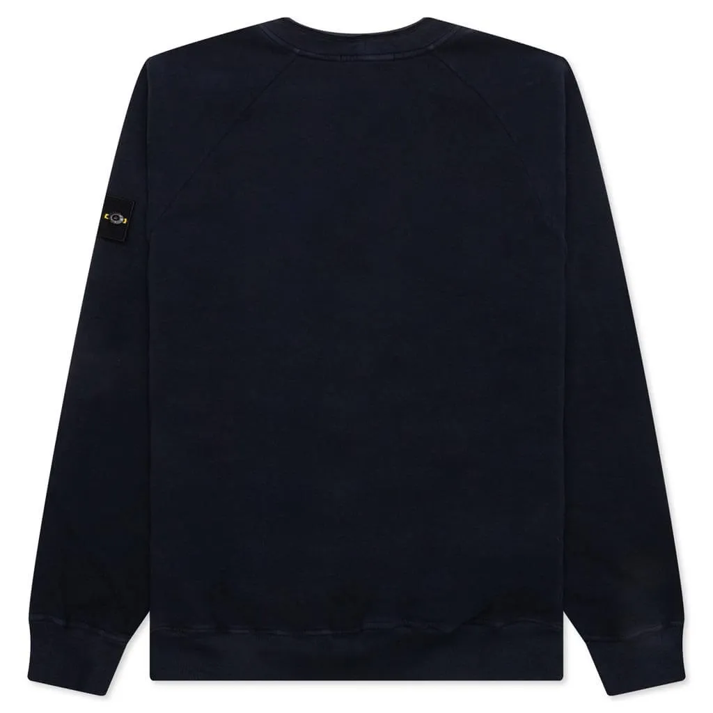 Brushed Sweatshirt - Navy Blue