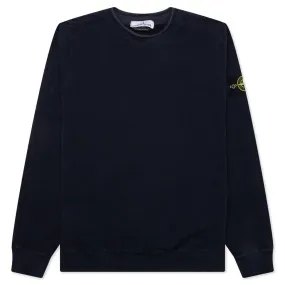 Brushed Sweatshirt - Navy Blue