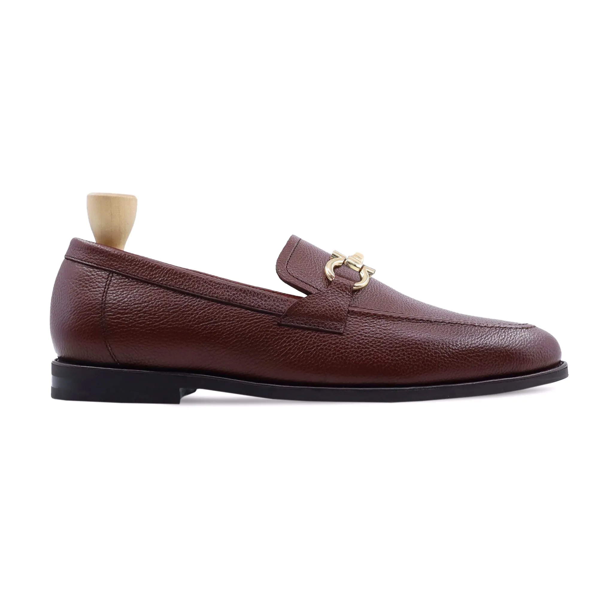 BUCHAREST - OXBLOOD PEBBLE GRAIN LOAFER