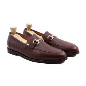 BUCHAREST - OXBLOOD PEBBLE GRAIN LOAFER