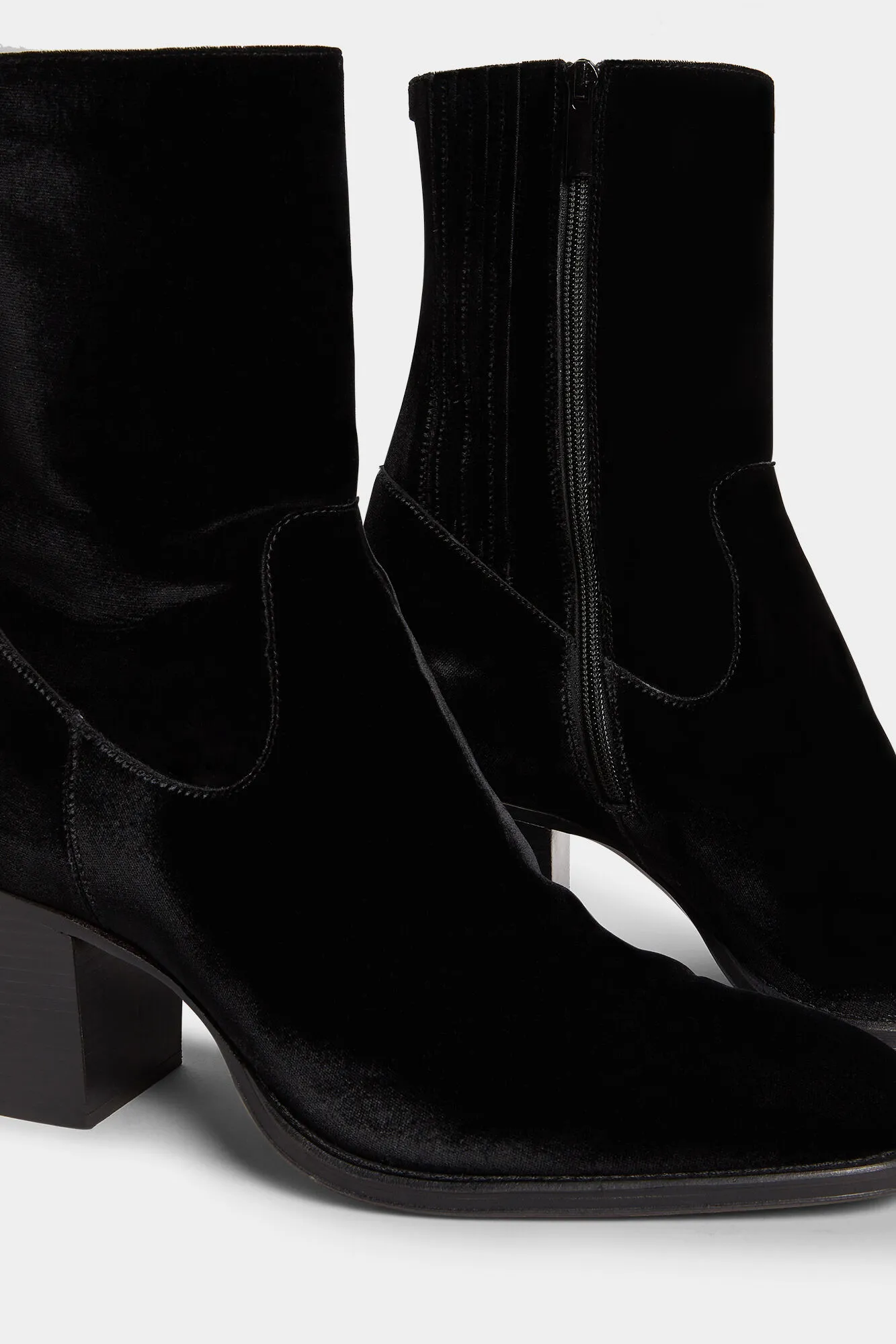 City Nights Viscose Heeled Boots