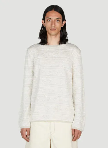 COMME des GARCONS  |Crew Neck Wool Street Style Long Sleeves Designers Sweaters