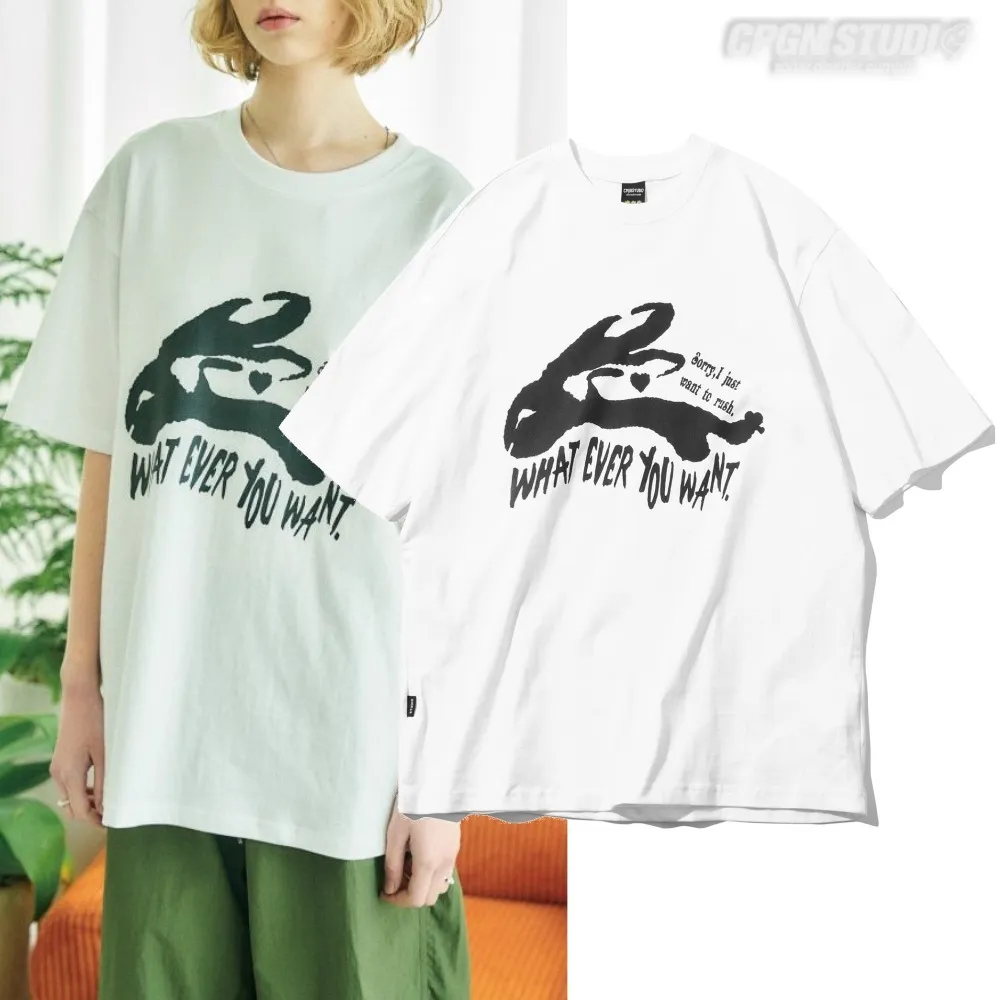 COMPAGNO  |Unisex Street Style Short Sleeves Oversized Logo T-Shirts