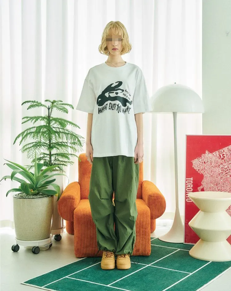 COMPAGNO  |Unisex Street Style Short Sleeves Oversized Logo T-Shirts