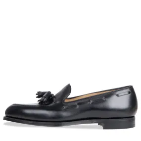 Crockett & Jones 'Cavendish' BURNISHED CALF LEATHER LOAFERS BLACK