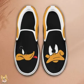 Daffy Duck Slip On Shoes