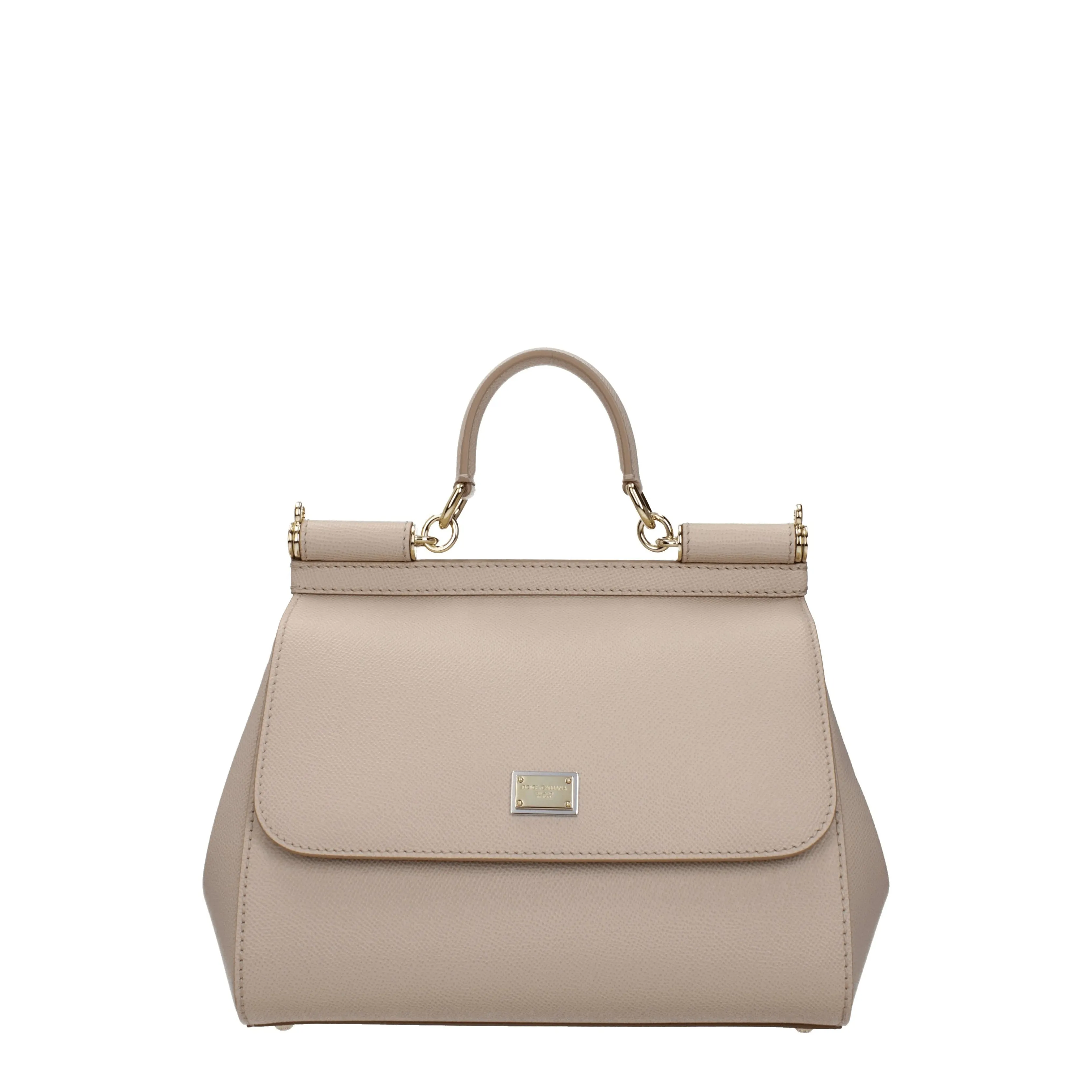 Dolce&Gabbana Handbags Sicily large Women Pink/Pink Leather Meat
