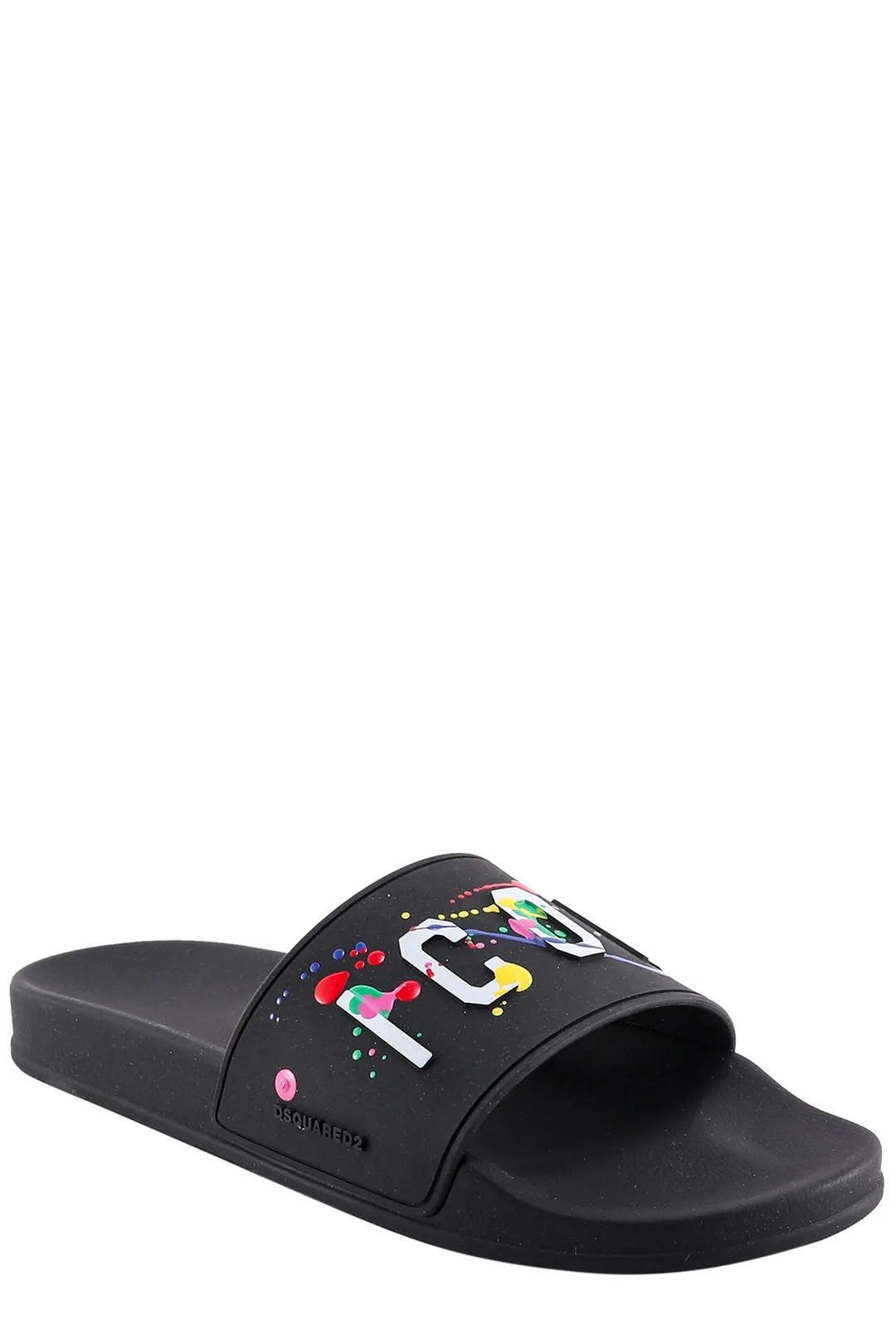 Dsquared2 Icon-Embossed Slip-On Pool Slides