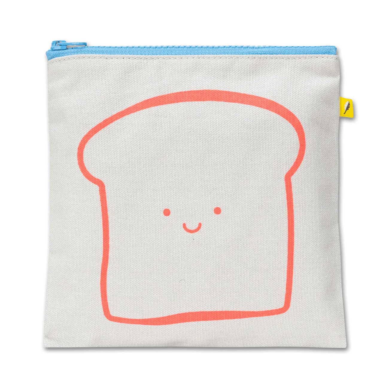 Fluf Zip Snack Bag - Bread Orange (Sandwich Size)