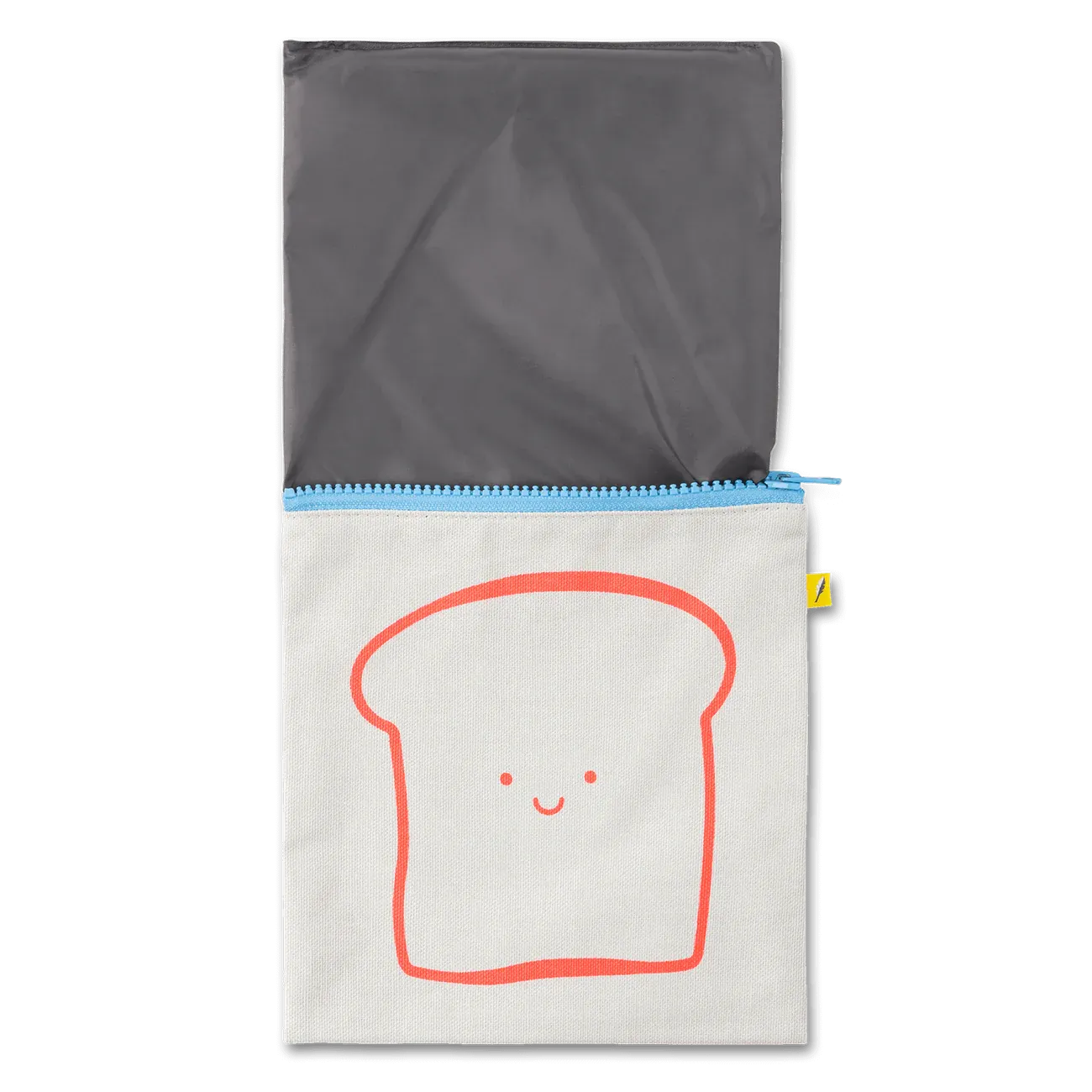 Fluf Zip Snack Bag - Bread Orange (Sandwich Size)