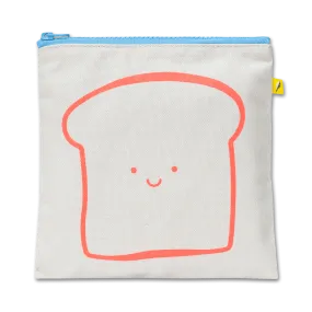 Fluf Zip Snack Bag - Bread Orange (Sandwich Size)