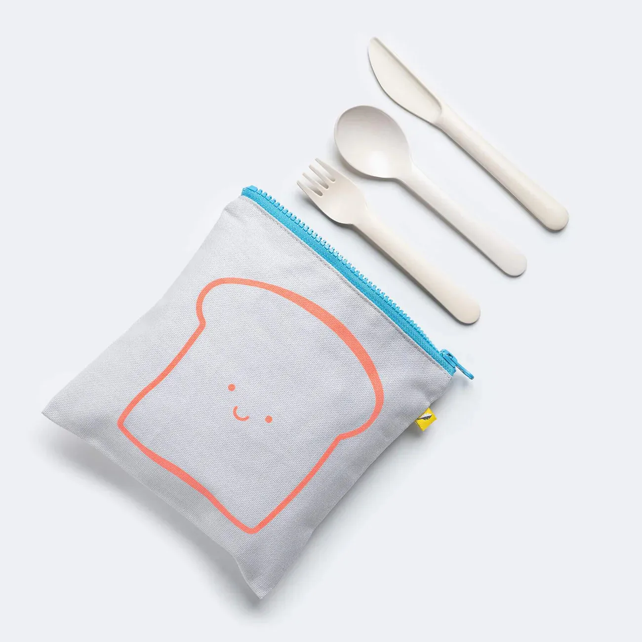 Fluf Zip Snack Bag - Bread Orange (Sandwich Size)