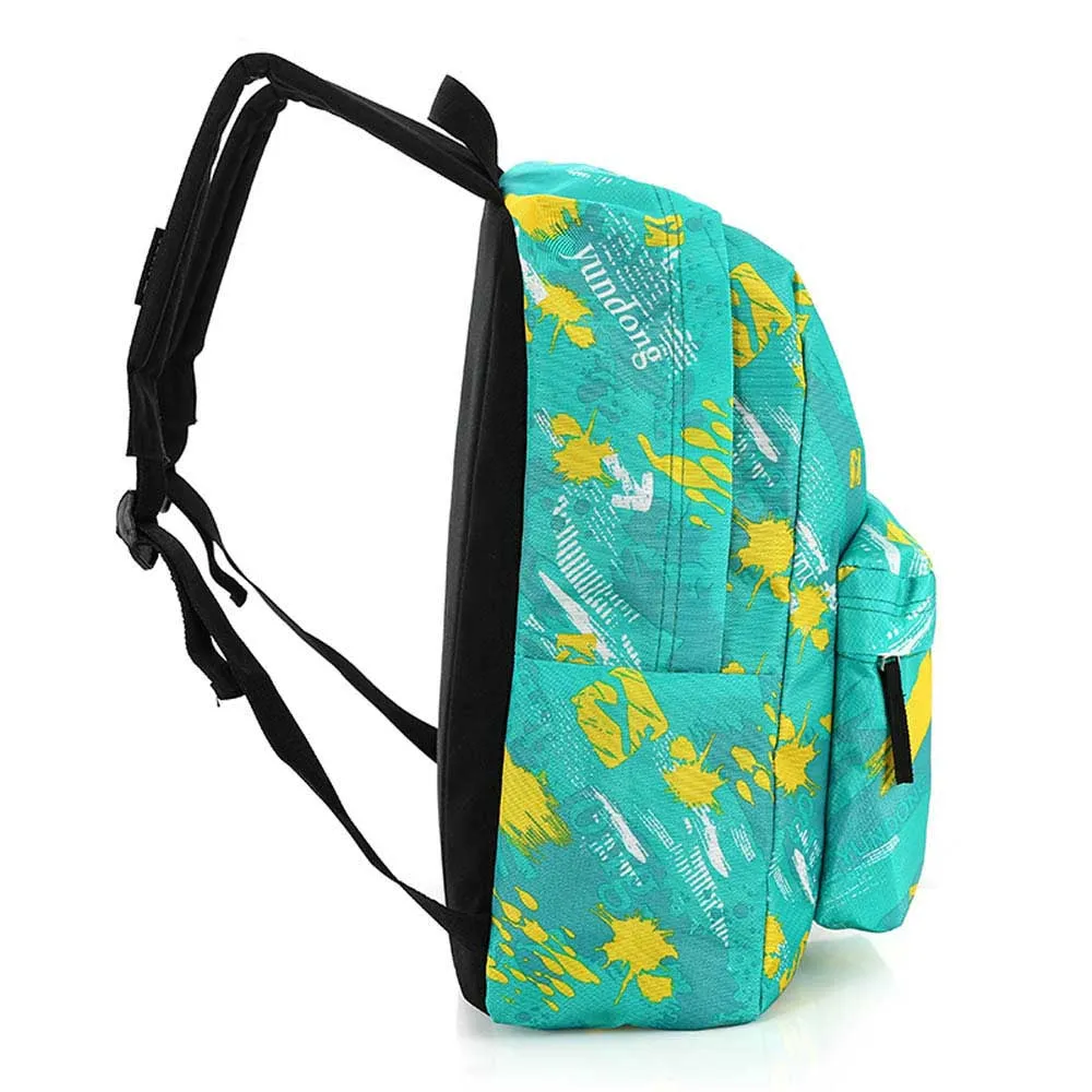 Forward Women Girls Canvas Rucksack Backpack School Bag Book Zipper Shoulder Bags