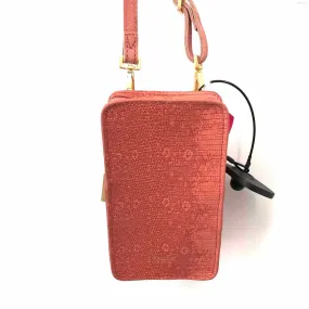 HAMMITT Pink Gold Leather Phone Crossbody Purse