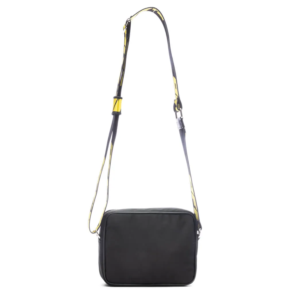 Hard Core Nylon Crossbody - Black/White