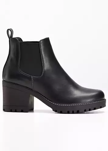 Heeled Chelsea Boots by bonprix | Look Again