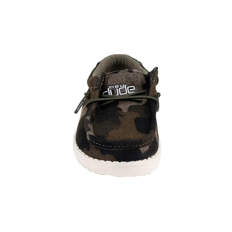 Hey Dude Boys Wally Toddler Slip On Shoes- Linen Camo