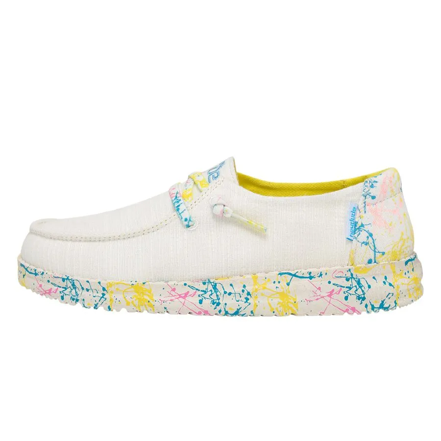 Hey Dude Girls Wendy Youth Slip On Shoes-Sugar Vibes