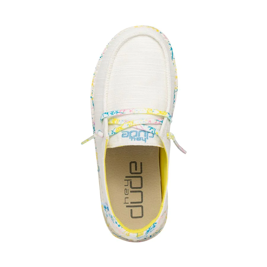 Hey Dude Girls Wendy Youth Slip On Shoes-Sugar Vibes