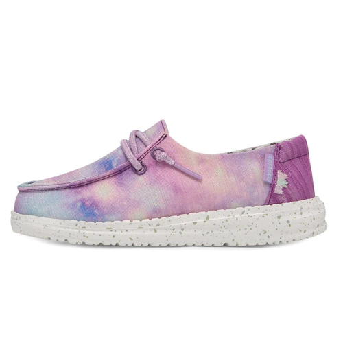 Hey Dude Girls Wendy Youth Slip On Shoes- Unicorn Dreamer