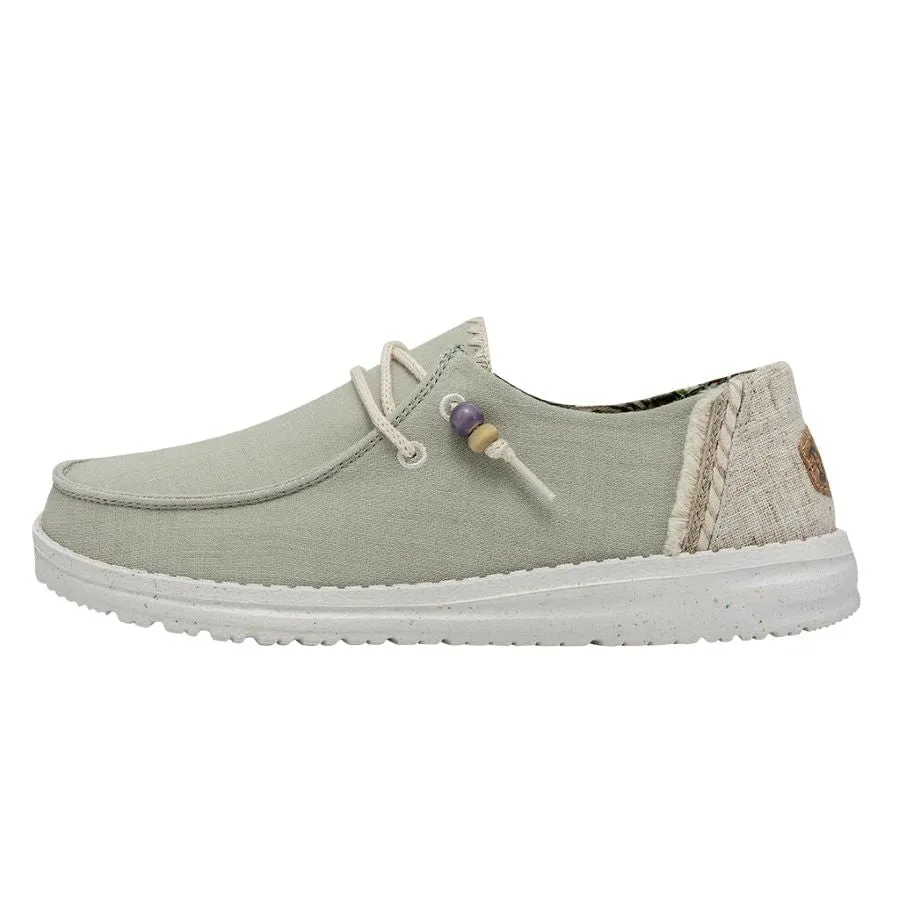 Hey Dude Women’s Wendy Fringe Slip On Shoes-Sage