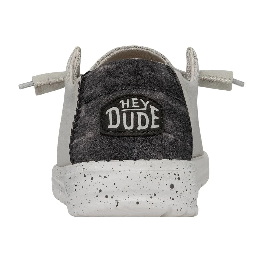 Hey Dude Women’s Wendy Woven Slip On Shoes-Light Grey