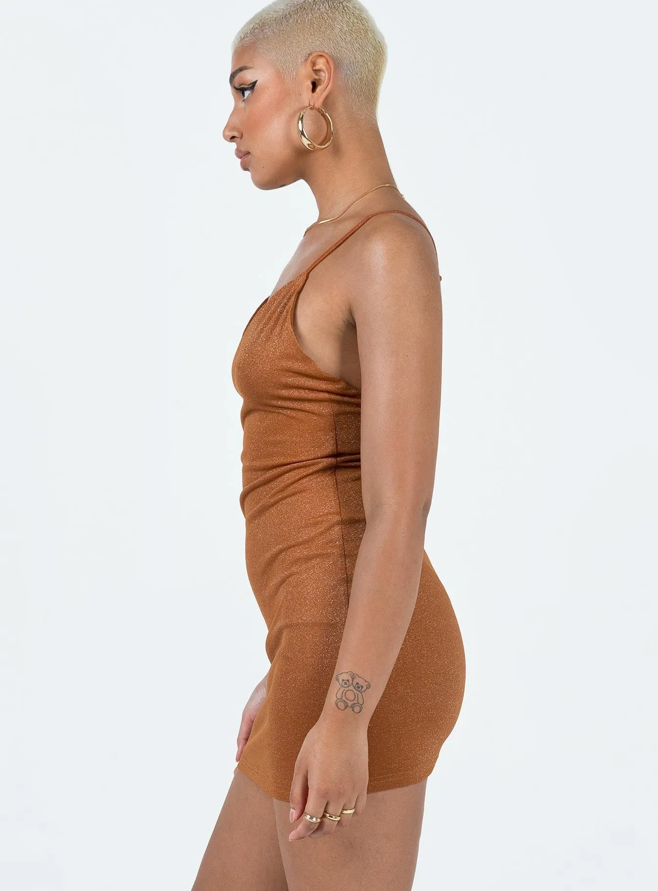 Holmwood Mini Dress Rust