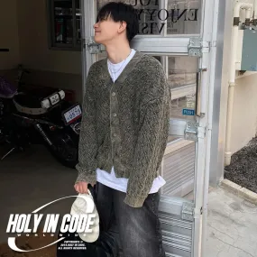 HOLY IN CODE  |Casual Style Unisex Street Style Long Sleeves Cotton