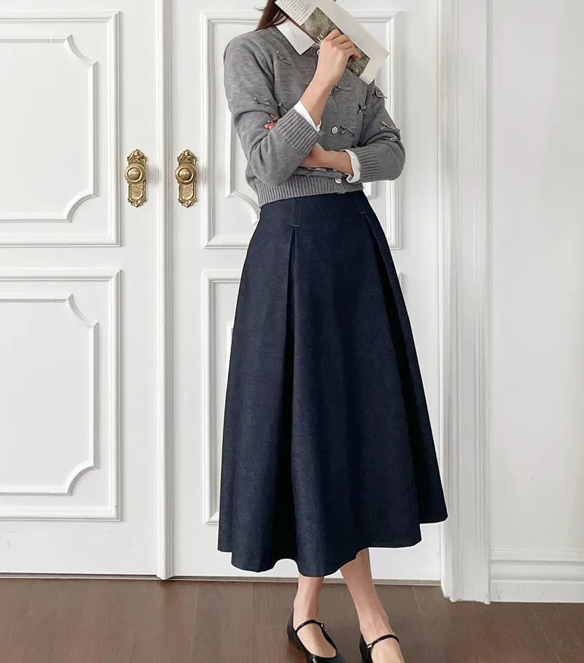 I AM MARI  |Long Sleeves Plain Office Style Elegant Style Cardigans