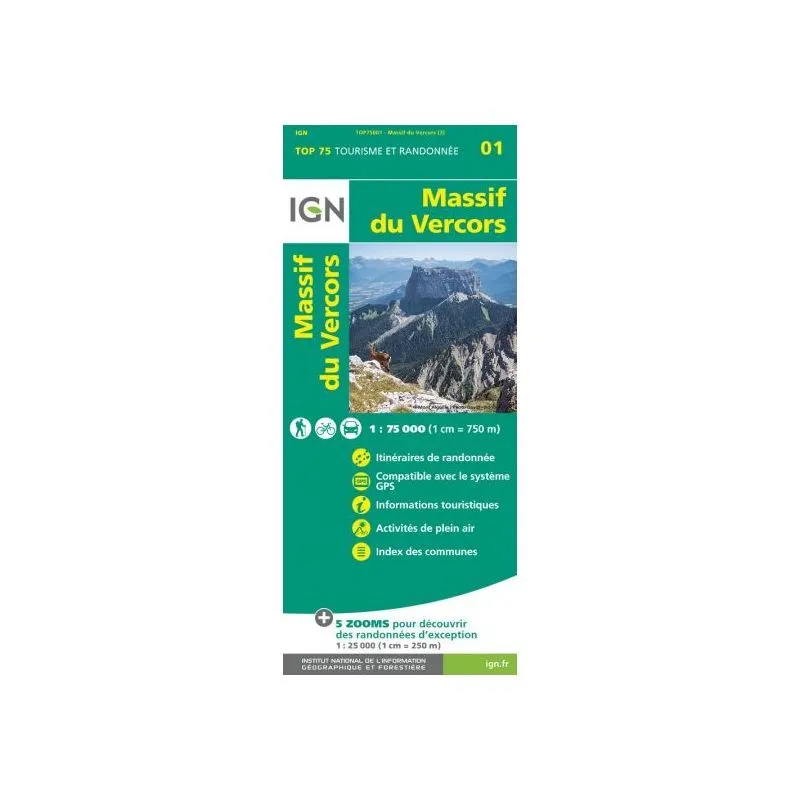 IGN  Massif Du Vercors