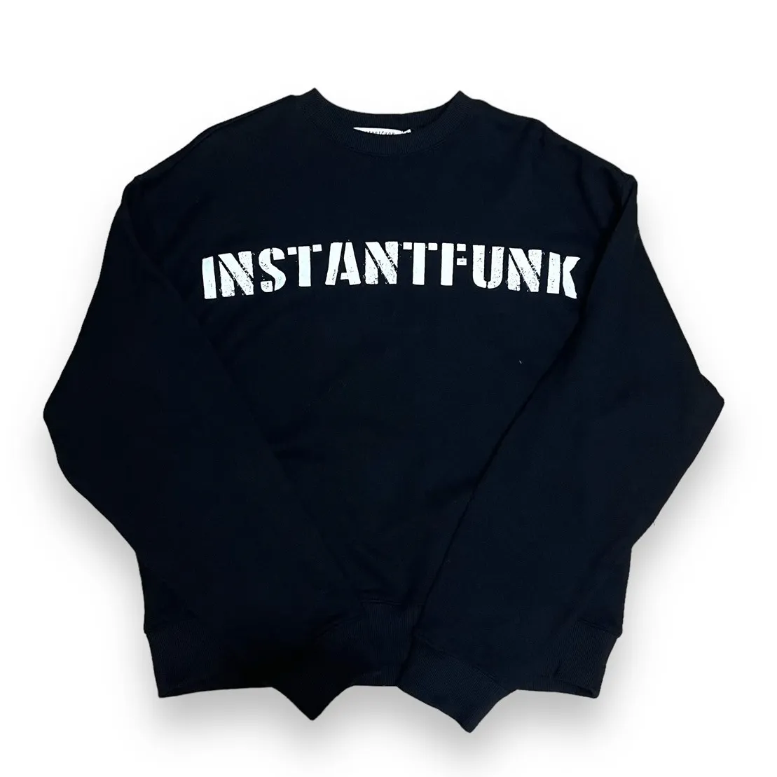 INSTANTFUNK  |Crew Neck Unisex Sweat Street Style Long Sleeves Cotton