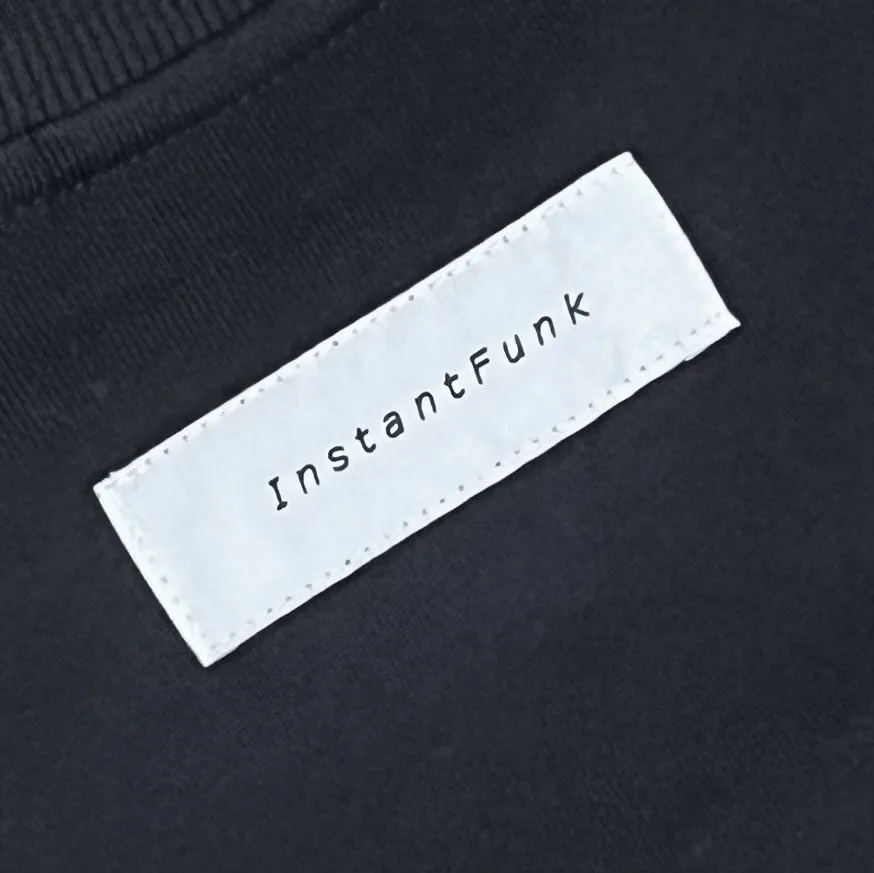 INSTANTFUNK  |Crew Neck Unisex Sweat Street Style Long Sleeves Cotton