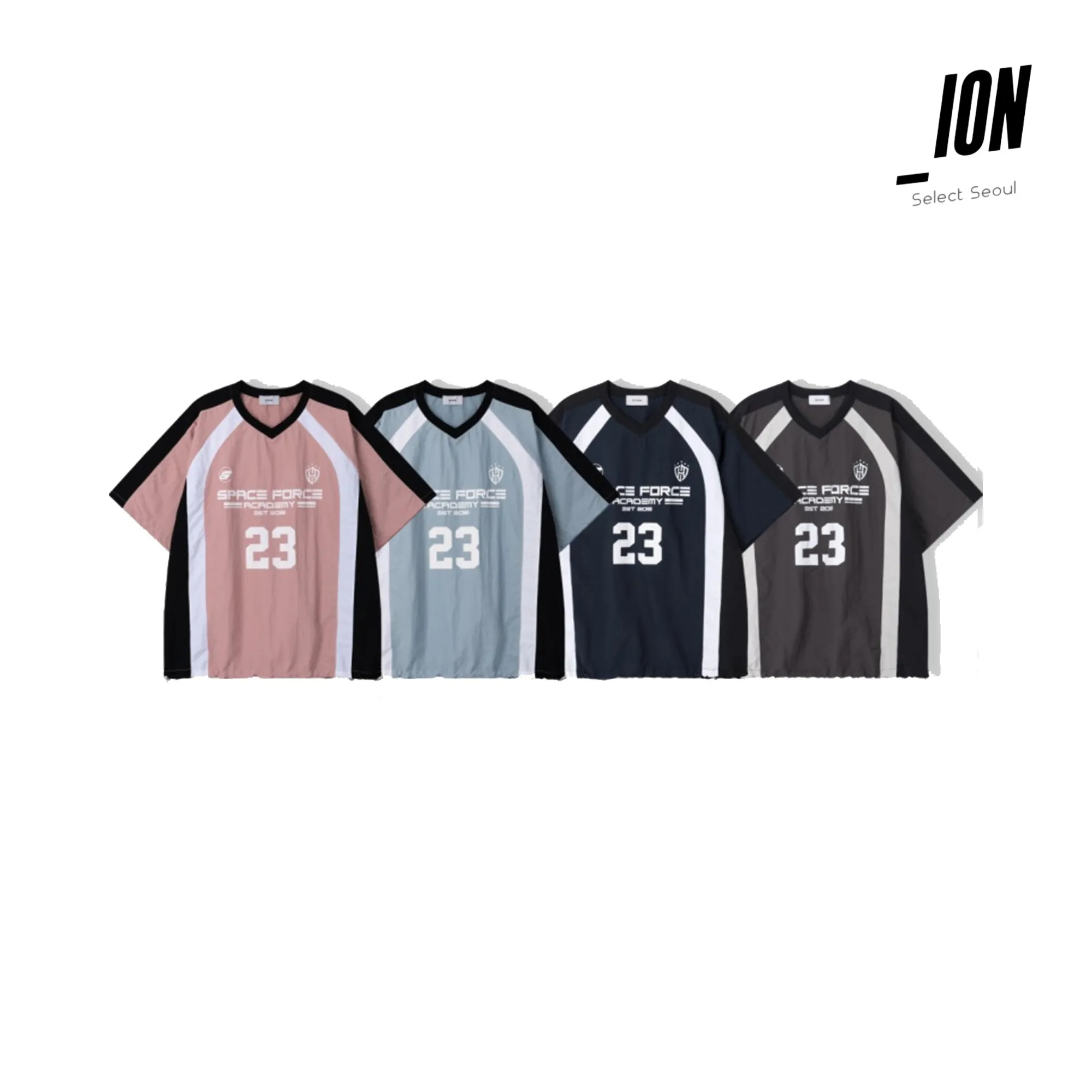 IONSEOUL  |Unisex Street Style Oversized Logo T-Shirts