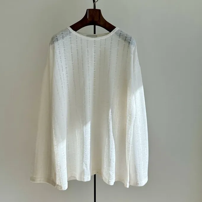 IONSEOUL  |Unisex Street Style Plain Oversized Sweaters