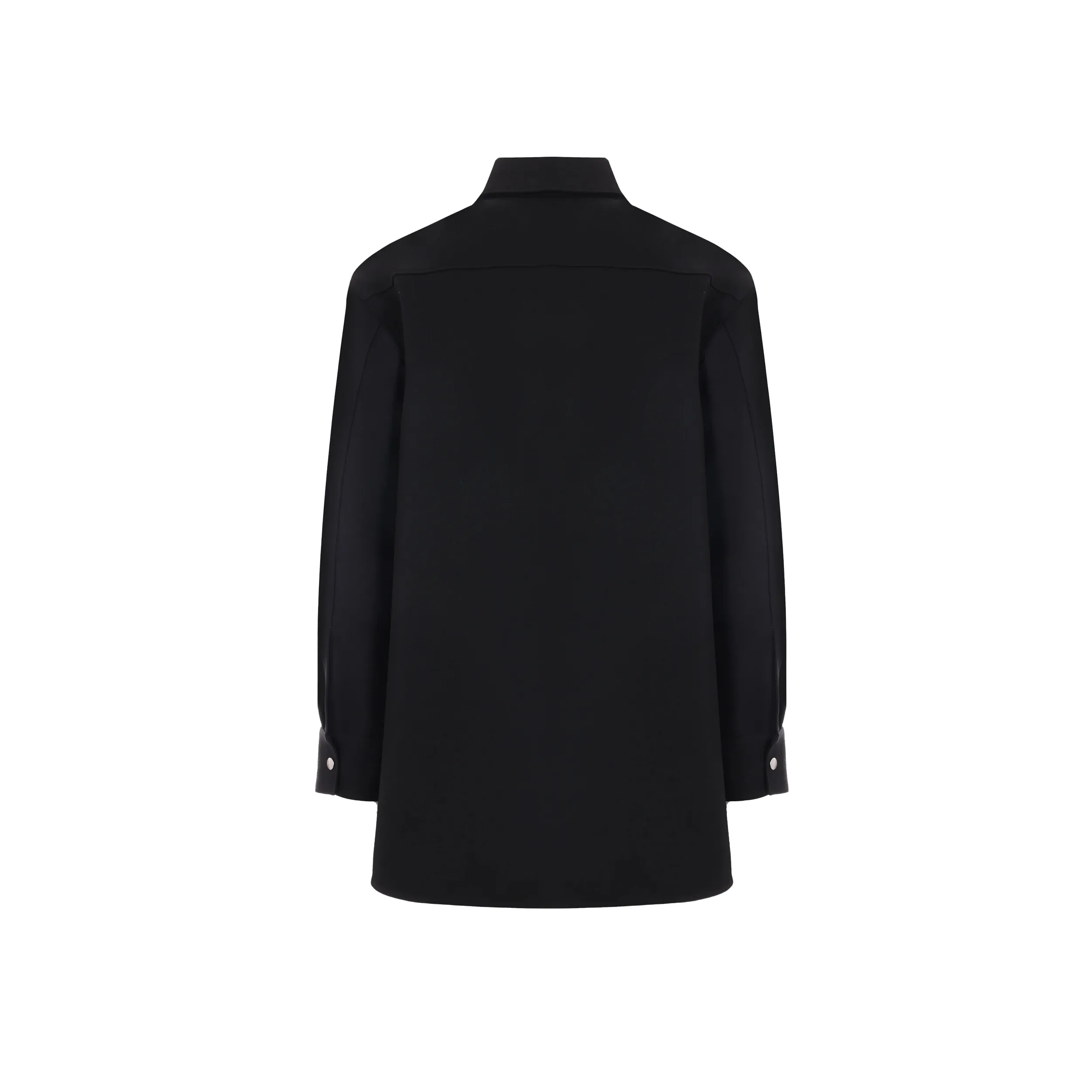 Jil Sander  |Wool Plain Oversized Designers Shirts